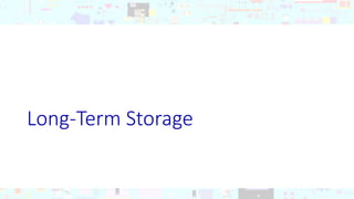 Long-Term Storage
 