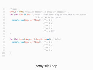 Array #5: Loop
 