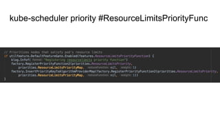 kube-scheduler priority #ResourceLimitsPriorityFunc
 