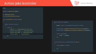 Action jako kontroler
 