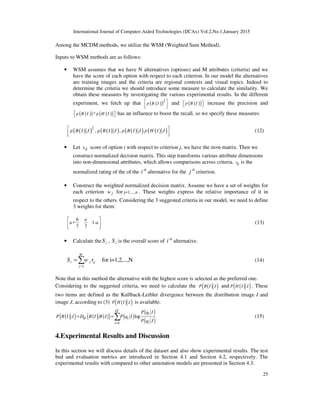 A Multi Criteria Decision Making Based Approach for Semantic Image Annotation 