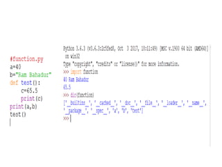 Functions in Python