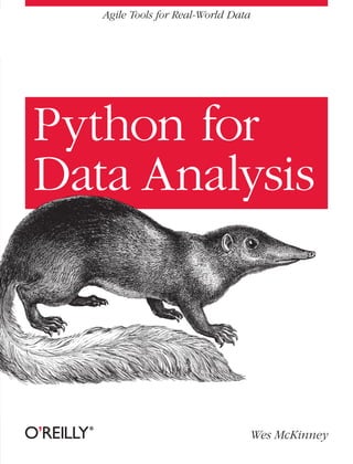 Python for Data Analysis Data Wrangling with Pandas NumPy and IPython 1st Edition Wes Mckinney