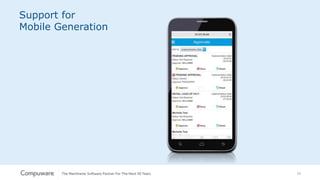35
Support for
Mobile Generation
 