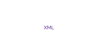 XML
http://www.postgresql.org/docs/9.5/static/functions-xml.html
 