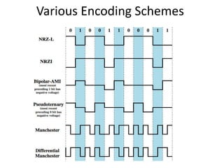 Various Encoding Schemes
 