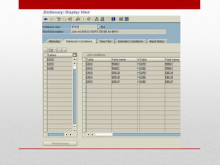 Abap data dictionary
