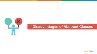 Disadvantages of Abstract Classes
 