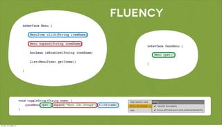 what we like

steps
mapping to features and stories
reporting with screenshots
utilities for webdriver
 