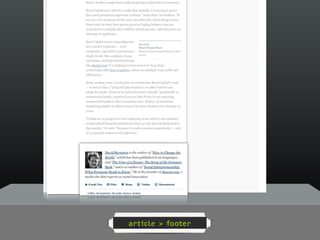 article > footer
 
