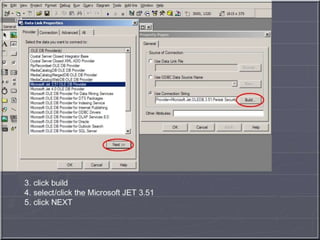 Data Connection using ADO DC