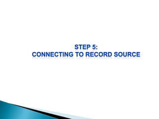 Data Connection using ADO DC