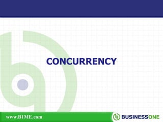 CONCURRENCY 