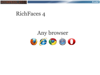 Exadel




RichFaces 4


        Any browser
 