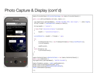 Advanced Android gReporter