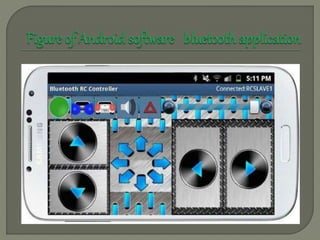 Android mobile phone controlled bluetooth robot