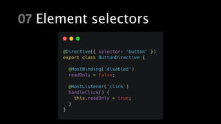 07 Element selectors
 