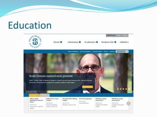 Education
 