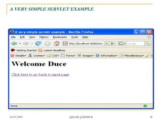 A VERY SIMPLE SERVLET EXAMPLE 
