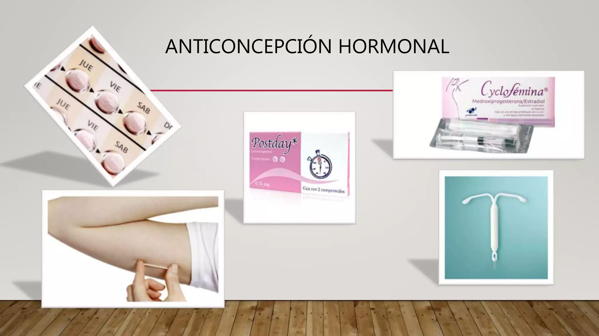 ANTICONCEPCIÓN HORMONAL
 