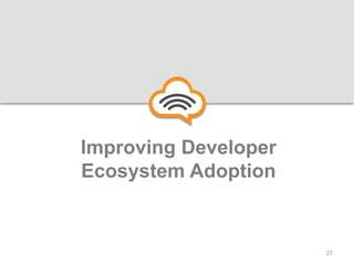 Improving Developer
Ecosystem Adoption
27
 