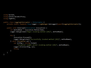 Introduction to Aspect Oriented Programming