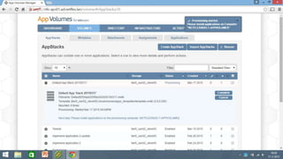 VMware App Volumes and Setup Commander