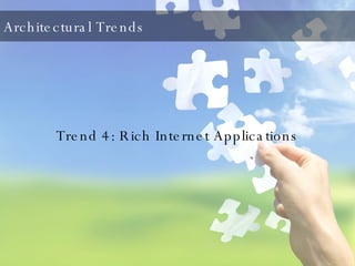 Architectural Trends Trend 4: Rich Internet Applications 