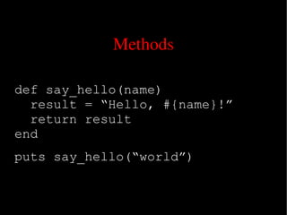 Arulalan  Ruby An Intro