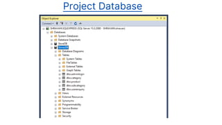 Project Database
 