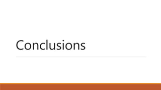 Conclusions
 