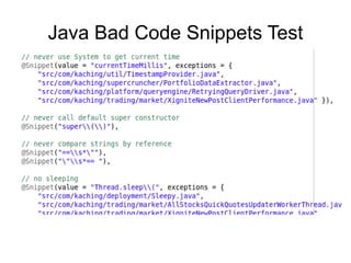 Static analysis 