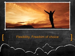 [   Flexibility, Freedom of choice   ]

                  60
 