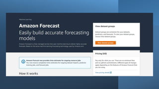 Artificial Intelligence & Machine learning foundation topic in AWS 