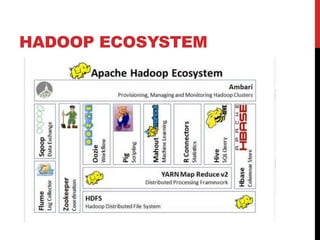 HADOOP ECOSYSTEM
 