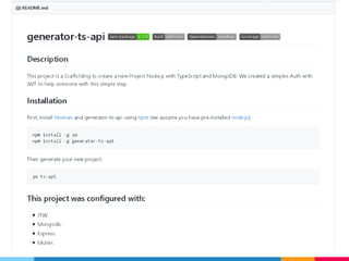 Band   criando api nodejs com type script