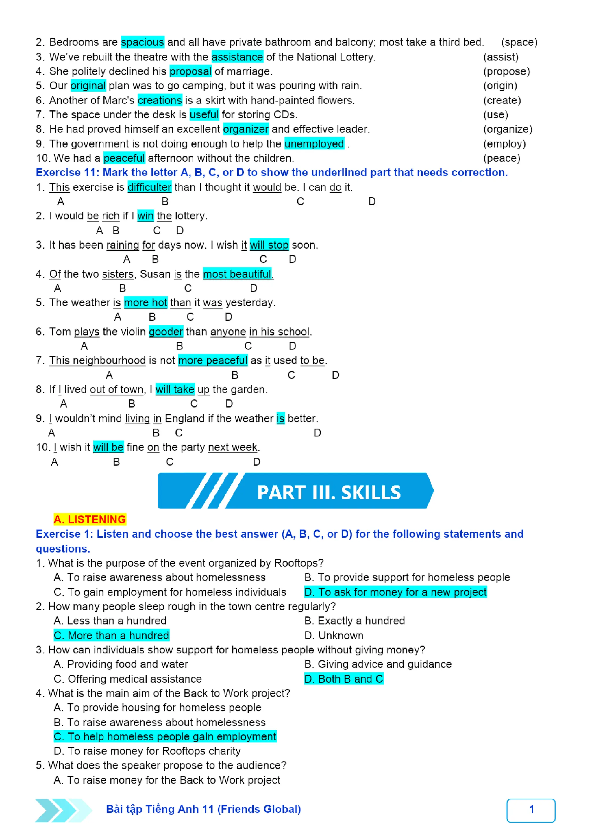 BÀI TẬP BỔ TRỢ 4 KĨ NĂNG TIẾNG ANH LỚP 11 (CẢ NĂM) - FRIENDS GLOBAL - NĂM HỌC 2023-2024 - CÓ FILE NGHE (BẢN HS-GV) (BÀI 1-5).pdf