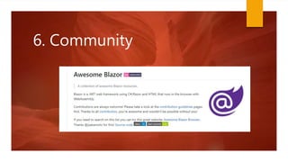 6. Community
 