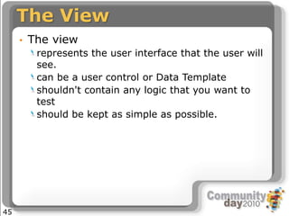 Why not MVVMLack of standardization so everyone has own favorMessage to community is not clear!!For simple UI, M-V-VM can be overkill