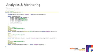 Analytics & Monitoring
 