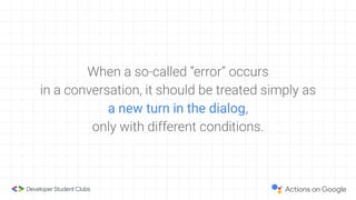 a new turn in the dialog
 
