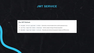 JWT SERVICE
 