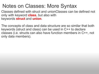 Classes and Inheritance