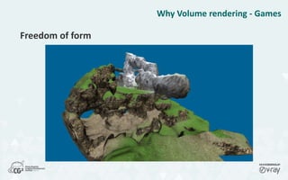 Why Volume rendering - Games

Freedom of form

 