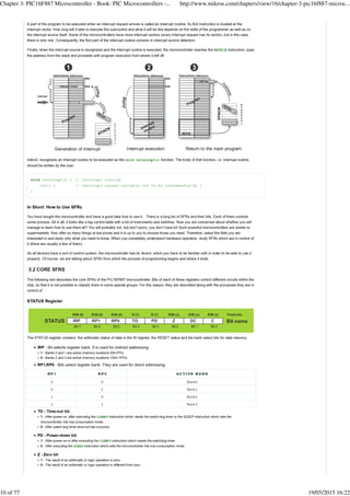 Chapter 3: PIC16F887 Microcontroller - Book: PIC Microcontrollers -... http://www.mikroe.com/chapters/view/16/chapter-3-pic16f887-microc...
10 of 77 19/05/2015 16:22
 