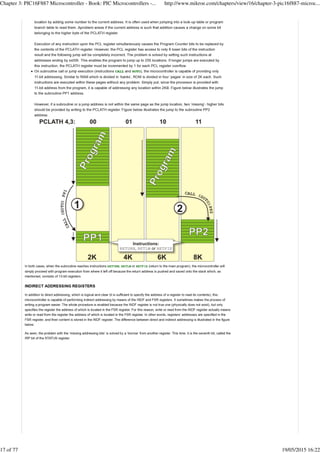 Chapter 3: PIC16F887 Microcontroller - Book: PIC Microcontrollers -... http://www.mikroe.com/chapters/view/16/chapter-3-pic16f887-microc...
17 of 77 19/05/2015 16:22
 