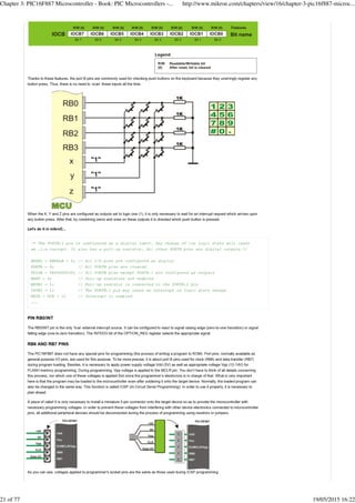 Chapter 3: PIC16F887 Microcontroller - Book: PIC Microcontrollers -... http://www.mikroe.com/chapters/view/16/chapter-3-pic16f887-microc...
21 of 77 19/05/2015 16:22
 