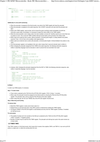 Chapter 3: PIC16F887 Microcontroller - Book: PIC Microcontrollers -... http://www.mikroe.com/chapters/view/16/chapter-3-pic16f887-microc...
26 of 77 19/05/2015 16:22
 
