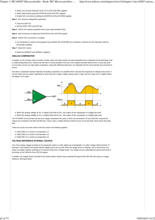 Chapter 3: PIC16F887 Microcontroller - Book: PIC Microcontrollers -... http://www.mikroe.com/chapters/view/16/chapter-3-pic16f887-microc...
63 of 77 19/05/2015 16:22
 