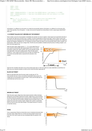 Chapter 3: PIC16F887 Microcontroller - Book: PIC Microcontrollers -... http://www.mikroe.com/chapters/view/16/chapter-3-pic16f887-microc...
76 of 77 19/05/2015 16:22
 